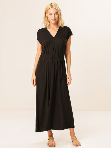 Waterfall Knit Maxi Dress